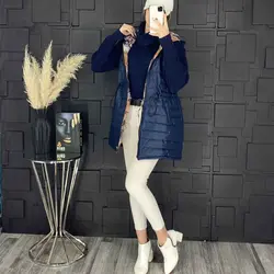 خرید آنلاین کاپشن مدل پافر کوتاه و شیک در مد شیک