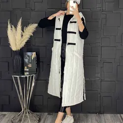 خرید آنلاین کاپشن مدل پافر بلند خیلی شیک و دخترانه در مد شیک