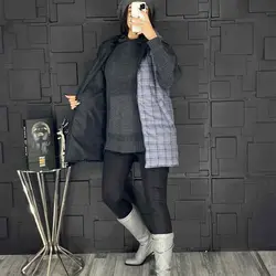 خرید آنلاین کاپشن مدل پافر کد 101 شیک و کوتاه در مد شیک