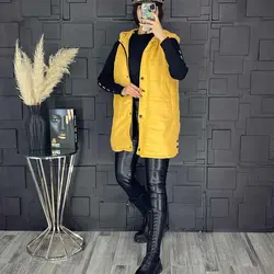 خرید آنلاین کاپشن مدل پافر کوتاه دخترانه و شیک در مد شیک