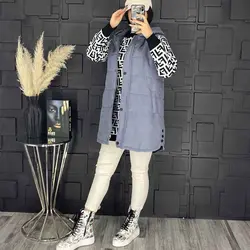 خرید آنلاین کاپشن مدل پافر کوتاه دخترانه و شیک در مد شیک