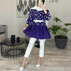 خرید آنلاین مانتو عروسکی پایین پیله کوتاه و دخترانه با دوخت عالی در مد شیک