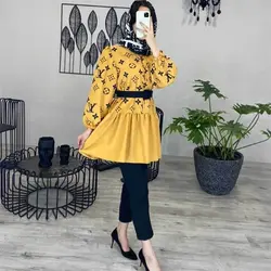 خرید آنلاین مانتو عروسکی پایین پیله کوتاه و دخترانه با دوخت عالی در مد شیک