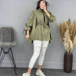 خرید مانتو عروسکی ژیله دار جدیدترین مدل مانتو عروسکی درمدشیک