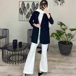 خرید آنلاین مانتو کتی یقه آرشال شیک با کیفیت دوخت بالا در مد شیک