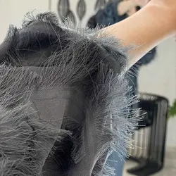 خرید آنلاین مانتو مدل مزونی یاخما شیک و دخترانه در مد شیک