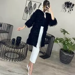 خرید آنلاین مانتو مدل مزونی یاخما شیک و دخترانه در مد شیک