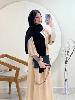 پیراهن بلند کمر گت کد 328|مدل پیراهن بلند دخترانه بیرونی