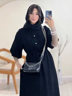 پیراهن بلند کمر گت کد 328|مدل پیراهن بلند دخترانه بیرونی