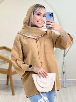 خرید مانتو شومیزی جیب دار کد کد 318|مانتو شومیزی اسپرت شیک