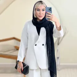 مانتو کتی مازراتی یقه ترکیبی کد 401|مانتو کتی مازراتی کوتاه