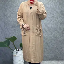 مانتو بلند جیب پاپیونی کد 52|مدل مانتو بلند ساده جلو باز