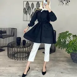 خرید آنلاین مانتو عروسکی دامنی شیک و دخترانه با دوخت عالی در مد شیک