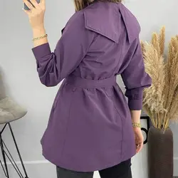 خرید آنلاین مانتو چهار دکمه یقه انگلیسی دخترانه با کیفیت دوخت بالا در مد شیک