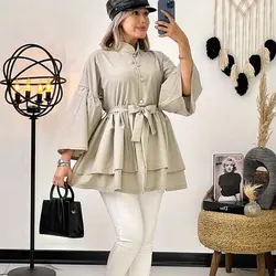 خرید آنلاین مانتو عروسکی کوتاه کد 311 جدید و دخترانه با دوخت عالی در مد شیک