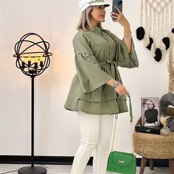 خرید آنلاین مانتو عروسکی کوتاه کد 311 جدید و دخترانه با دوخت عالی در مد شیک