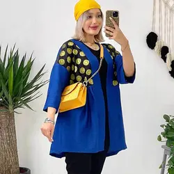 خرید مانتو عروسکی بابوس کوتاه جدید و شیک با کیفیت دوخت بالا در مد شیک