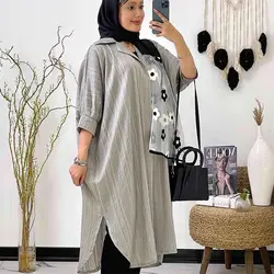 خرید آنلاین مانتو کیمونو بغل چاک بلند و شیک با کیفیت دوخت بالا در مد شیک