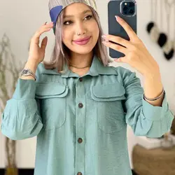 مانتو بابوس یقه مردانه - مانتو بابوس یقه مردانه کوتاه و دخترانه با کیفیت دوخت بالا در مدشیک