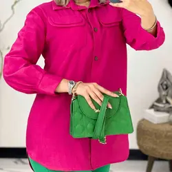 مانتو بابوس یقه مردانه - مانتو بابوس یقه مردانه کوتاه و دخترانه با کیفیت دوخت بالا در مدشیک