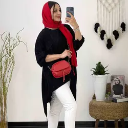 مانتو جلو بسته تک جیب - مانتو جلو بسته تک جیب جلو کوتاه و شیک با کیفیت دوخت بالا در مدشیک