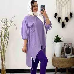 مانتو جلو بسته تک جیب - مانتو جلو بسته تک جیب جلو کوتاه و شیک با کیفیت دوخت بالا در مدشیک