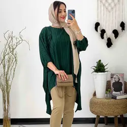 مانتو جلو بسته تک جیب - مانتو جلو بسته تک جیب جلو کوتاه و شیک با کیفیت دوخت بالا در مدشیک