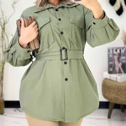 مانتو دو جیب آستین مچ - مانتو دو جیب آستین مچ کوتاه و دخترانه با کیفیت دوخت بالا در مدشیک