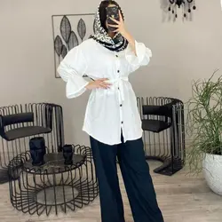 مانتو بهاره آستین شیپوری - جدید ترین مانتو آستین شیپوری شیک و دخترانه با قیمت ارزان در مدشیک