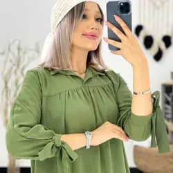 مانتو جلو بسته یقه مردانه کد 421 - مانتو جلو بسته کوتاه و اسپرت