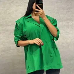 مانتو پانچ حلقه ای کد 136 - مدل مانتو پانچ کوتاه و دخترانه