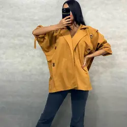 مانتو پانچ حلقه ای کد 136 - مدل مانتو پانچ کوتاه و دخترانه