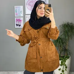 خرید مانتو کبریتی چهار جیب | جدید ترین مانتو کبریتی دخترانه