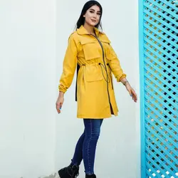 مانتو میکرو یقه مردانه کد 317 | خرید مانتو میکرو پاییزه