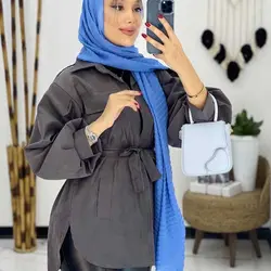 خرید مانتو میکرو آستین پفی کد 643 | مانتو میکرو عروسکی