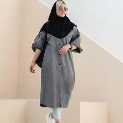 خرید مانتو دانشجویی بلند کد 239 - مانتو دانشجویی اسپرت و جدید