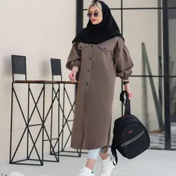 خرید مانتو دانشجویی بلند کد 239 - مانتو دانشجویی اسپرت و جدید