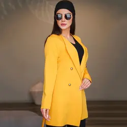 مانتو کتی مازراتی کمربند دار | خرید مانتو کتی مازراتی جدید