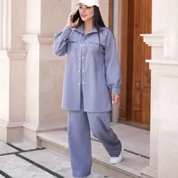 ست مانتو شلوار پاییزه کد 219 | خرید مانتو شلوار پاییزه