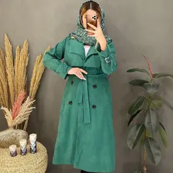 خرید بارانی دو یقه آمریکایی کد 656 | بارانی دو یقه دخترانه