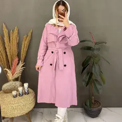 خرید بارانی دو یقه آمریکایی کد 656 | بارانی دو یقه دخترانه