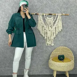 خرید مانتو میکرو چهار جیب | مانتو میکرو پاییزه در مدشیک