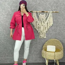 خرید مانتو میکرو چهار جیب | مانتو میکرو پاییزه در مدشیک