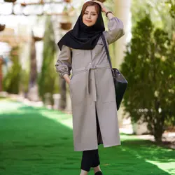 خرید مانتو دانشجویی چهار جیب بلند | قیمت مانتو دانشجویی شیک