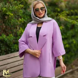 مانتو کتی مازراتی یقه انگلیسی کد 984 - مانتو کتی مازراتی جدید و کوتاه