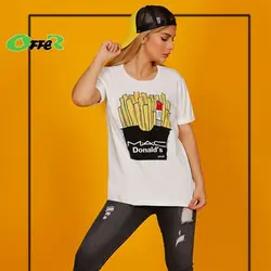 تیشرت فری سایز زنانه مک‌ دونالد
