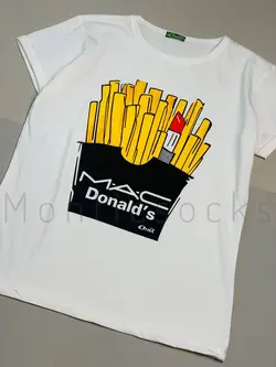 تیشرت فری سایز زنانه مک‌ دونالد