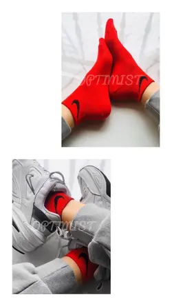 جوراب مچی آپتیمیست طرح نایک در 8 رنگ مختلف