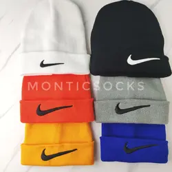 کلاه های بافت ظریف و گرم طرح نایک در شش رنگ