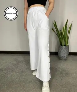 شلوار بغل دکمه Tommy کد 2280